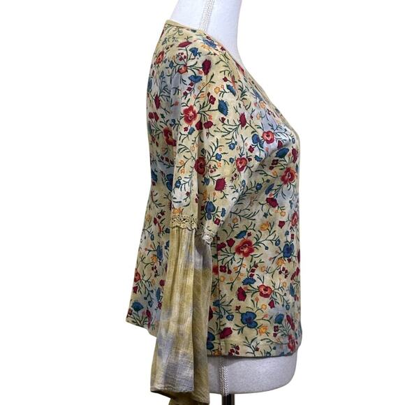 xcit moda floral top, vintage, cottagecore, prairie, bohemian, Y2K, romantic - Picture 2 of 6
